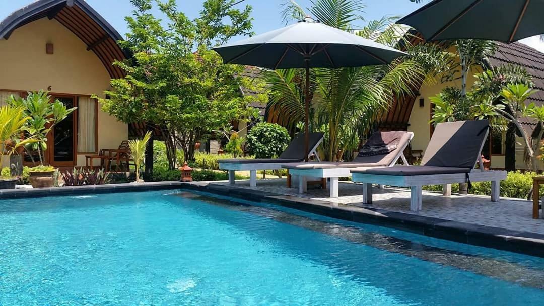Bedolo Bungalows Gili Air Exterior foto